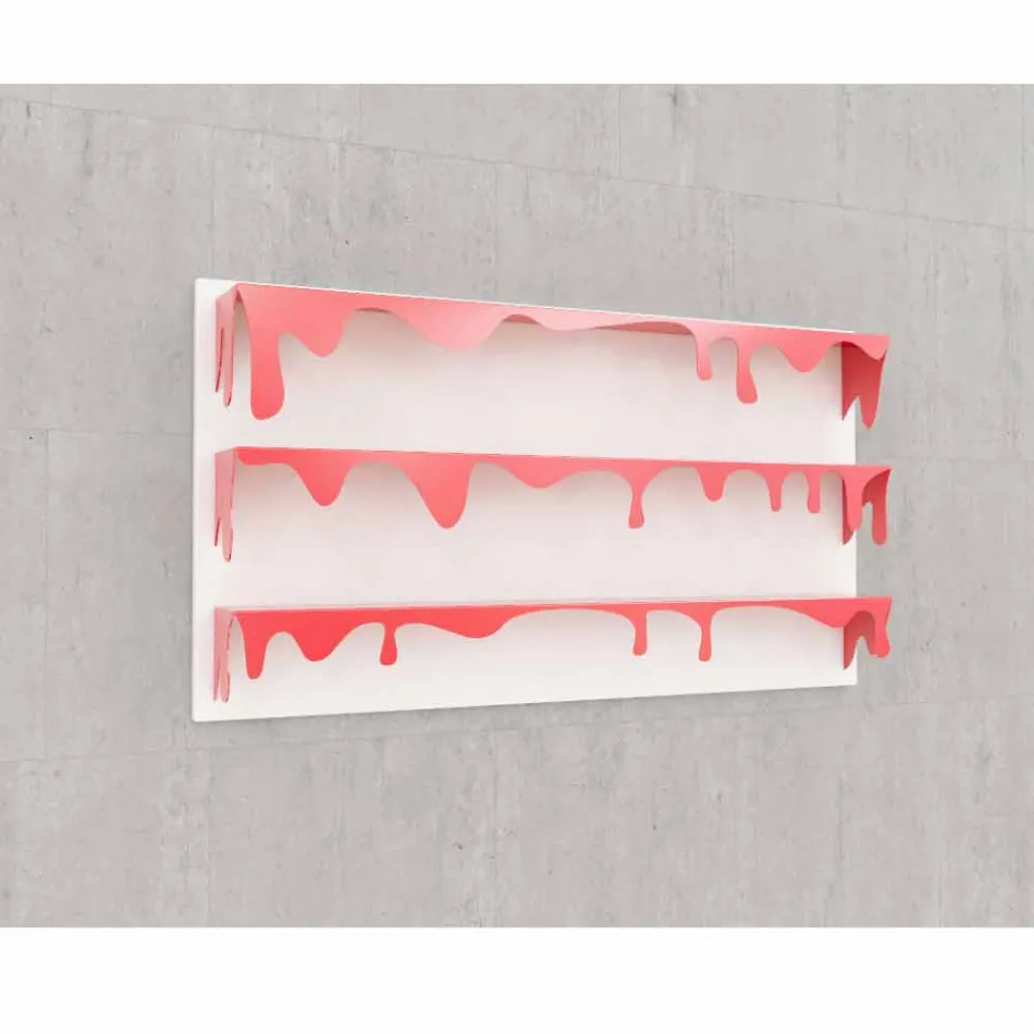 Bibliotek Design Kolata 130x70 (3 hyllor) Mabele Viadurini