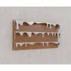 Bibliotek Design Kolata 130x70 (3 hyllor) Mabele Viadurini