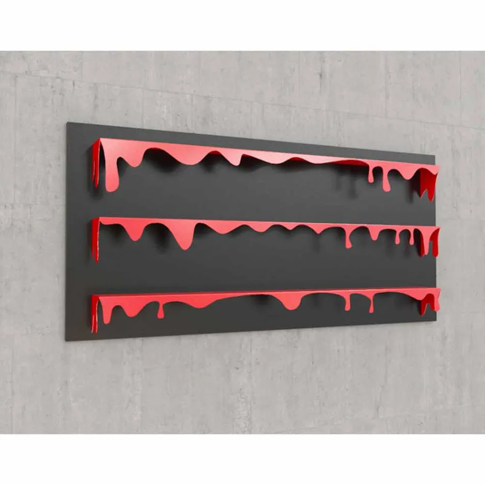 Bibliotek Design Kolata 186x86 (3 hyllor) Mabele Viadurini