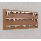 Bibliotek Design Kolata 186x86 (3 hyllor) Mabele Viadurini