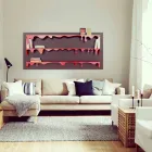 Bibliotek Design Kolata 186x86 (3 hyllor) Mabele Viadurini