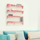 Bibliotek Design Kolata 90x110 (4 löpare) Mabele Viadurini