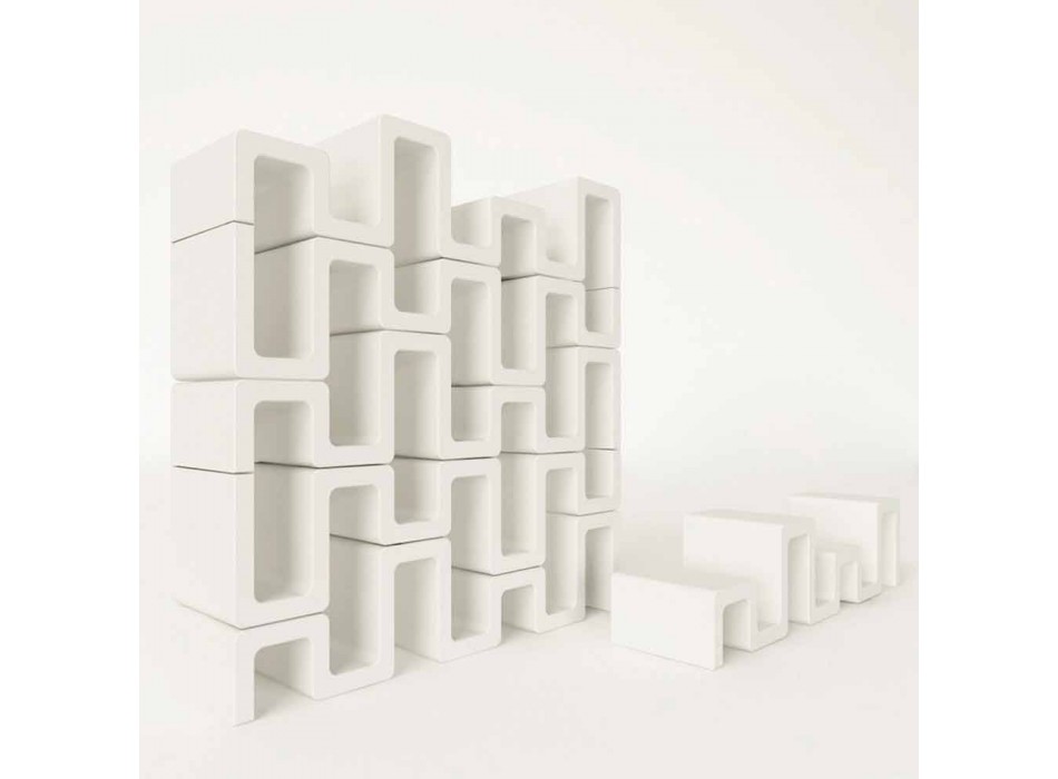 Modern Design Library Sisma Made in Italy Viadurini