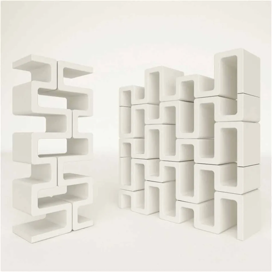 Modern Design Library Sisma Made in Italy Viadurini