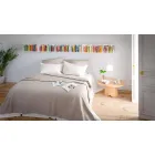 Väggbokhylla för modern design i vitmetall tillverkad i Italien - Bolivia Viadurini