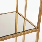 Fristående stål- och glashyllor Bokhylla Elegant design - Noralea Viadurini