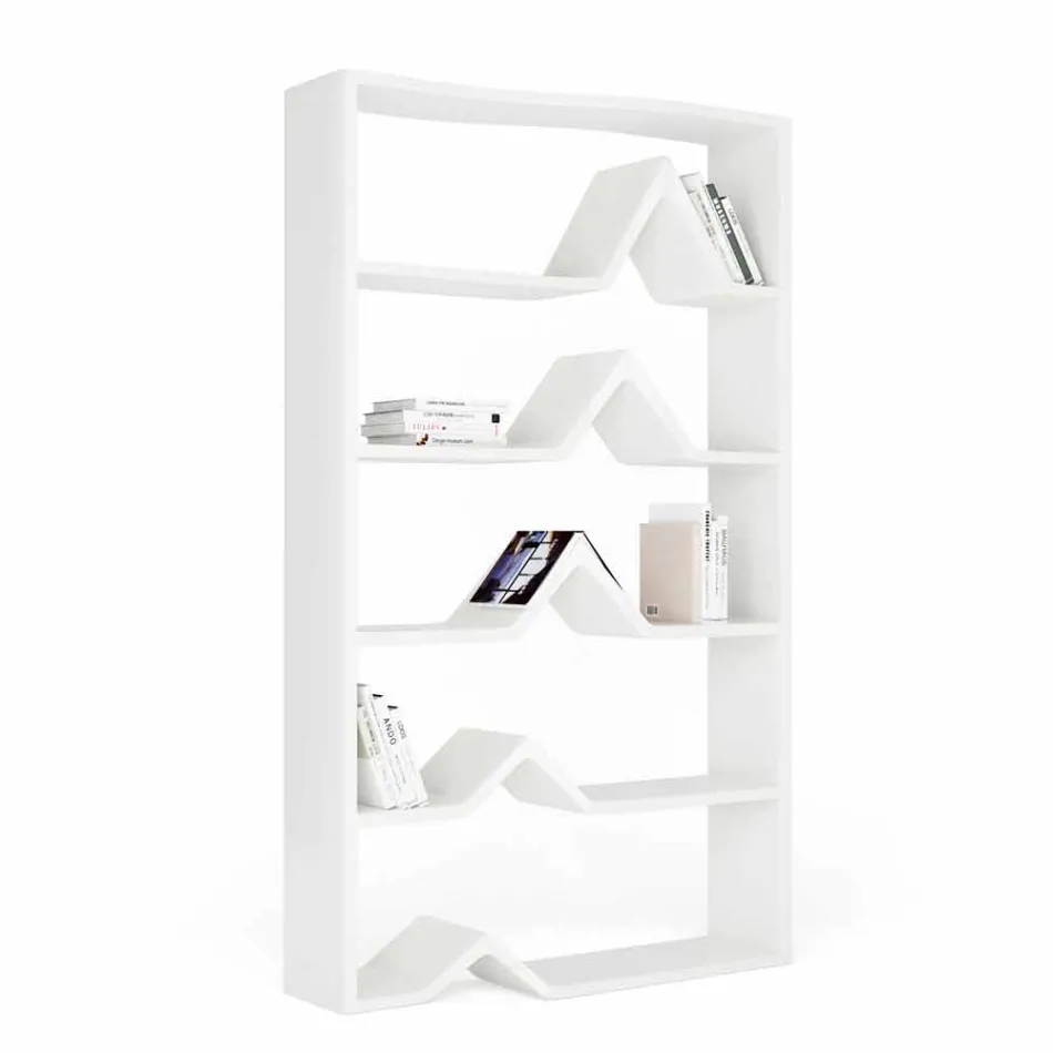 Modern handgjord Darwin-bokhylla från marken Viadurini