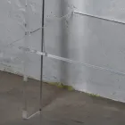 Vardagsrumsbokhylla i transparent akrylkristall 2 storlekar - Parotta Viadurini