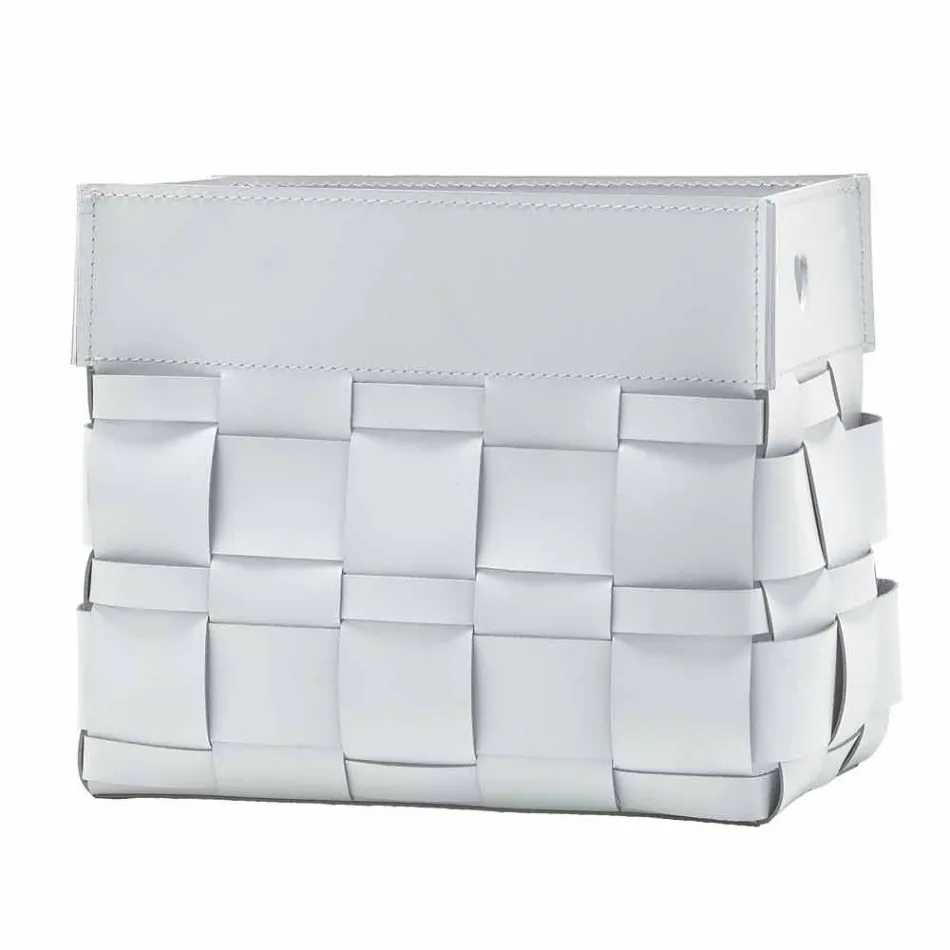 Lory design väggmonterat läder magasinställ, tillverkat i Italien Viadurini