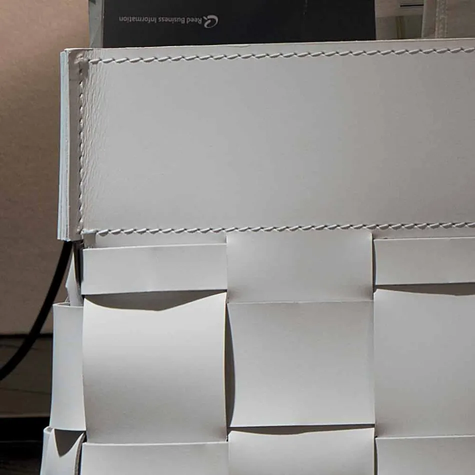 Lory design väggmonterat läder magasinställ, tillverkat i Italien Viadurini