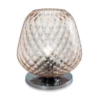 Liten handblåst glasbordslampa tillverkad i Italien - Elisia  Viadurini