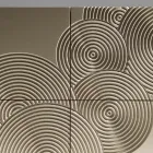 5-dörrars skänk i lackerad MDF med handgraverad och färdig dekoration - Krabba Viadurini