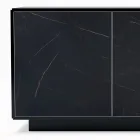 Skänk med 3 dörrar och lackad och laminerad struktur Tillverkad i Italien - Ferrara Viadurini