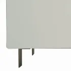 Skänk med kropp och dörrar i Mdf 4-fots bas Tillverkad i Italien - Korall Viadurini