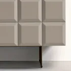 Invändig skänk med 2 rutiga dörrar Tillverkad i Italien - Elisabetta Viadurini