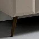 Invändig skänk med 2 rutiga dörrar Tillverkad i Italien - Elisabetta Viadurini