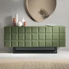 Inomhusskänk med 3 rutiga dörrar Tillverkad i Italien - Elisabetta Viadurini