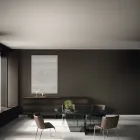 Träskänk med glasstruktur tillverkad i Italien - Azuki Viadurini