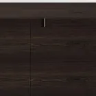 Träskänk med glasstruktur tillverkad i Italien - Azuki Viadurini