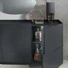 Vardagsrumsskänk med 3 dörrar i lackerad MDF Tillverkad i Italien - Elena Viadurini