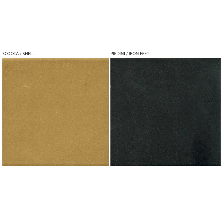 Vardagsrumsskänk med 4 dörrar i olika ytskikt Made in Italy - Heidi Viadurini