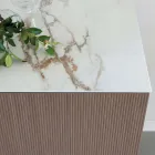 Vardagsrumsskänk med stålbotten och melaminstruktur - Adriel Viadurini