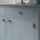 Vardagsrumsskänk i massiv gran 4 fack Tillverkad i Italien - Pascual Viadurini