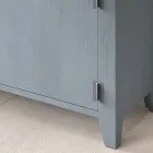 Vardagsrumsskänk i massiv gran 4 fack Tillverkad i Italien - Pascual Viadurini