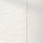 Vardagsrumsskänk i vit Mdf med basrelief Made in Italy - Stilea Viadurini