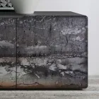 Vardagsrumsskänk med 3 dörrar i olika ytskikt Made in Italy - Ole Viadurini