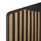 Vardagsrumsskänk med 3 dörrar i Nordic Knotted Oak Finish - Linda Viadurini