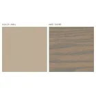 Vardagsrumsskänk med 4 dörrar i Cappuccino-finish Made in Italy - Eda Viadurini