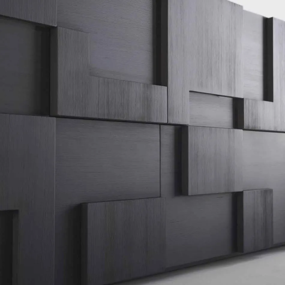 utformning skänk borstad lärkträ värmebehandlad Azalea Viadurini