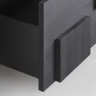 utformning skänk borstad lärkträ värmebehandlad Azalea Viadurini