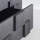 utformning skänk borstad lärkträ värmebehandlad Azalea Viadurini