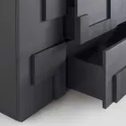 utformning skänk borstad lärkträ värmebehandlad Azalea Viadurini