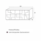 utformning skänk borstad lärkträ värmebehandlad Azalea Viadurini