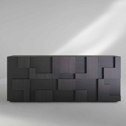 utformning skänk borstad lärkträ värmebehandlad Azalea Viadurini