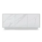 Träskänk med 2 eller 3 dörrar i HPL-laminat Tillverkad i Italien - Fiorenza Viadurini