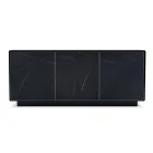 Träskänk med 2 eller 3 dörrar i HPL-laminat Tillverkad i Italien - Fiorenza Viadurini