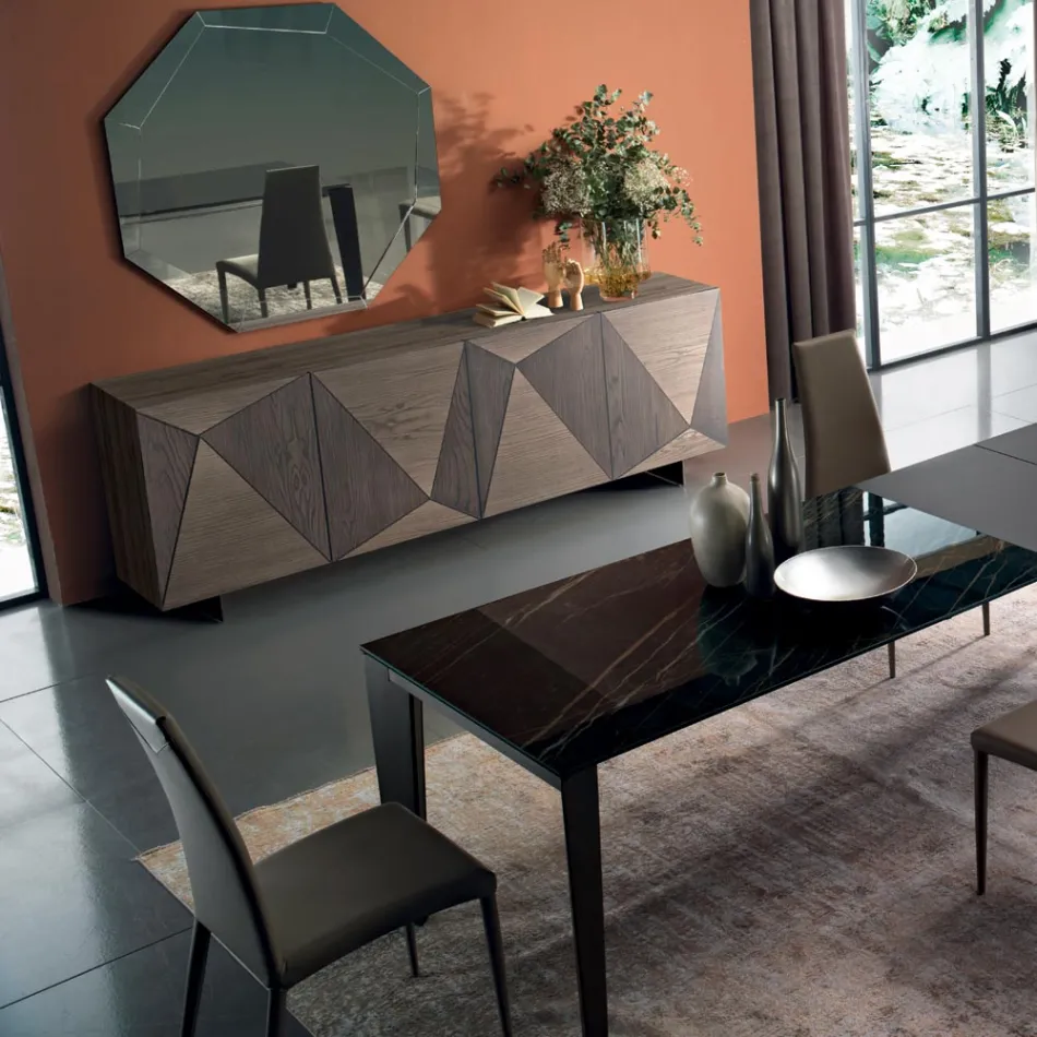 Skänk i askträ Handgjord i Italien - Superb Viadurini