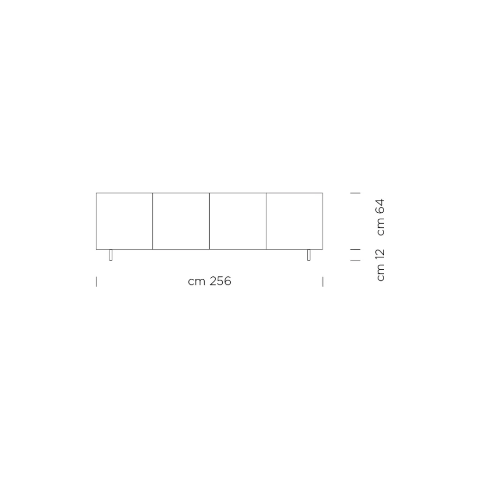 Skänk i askträ Handgjord i Italien - Superb Viadurini