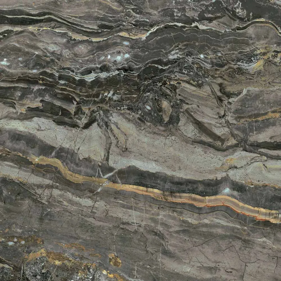 Skänk i Canaletto valnötsfaner Tillverkad i Italien - Salerno Viadurini