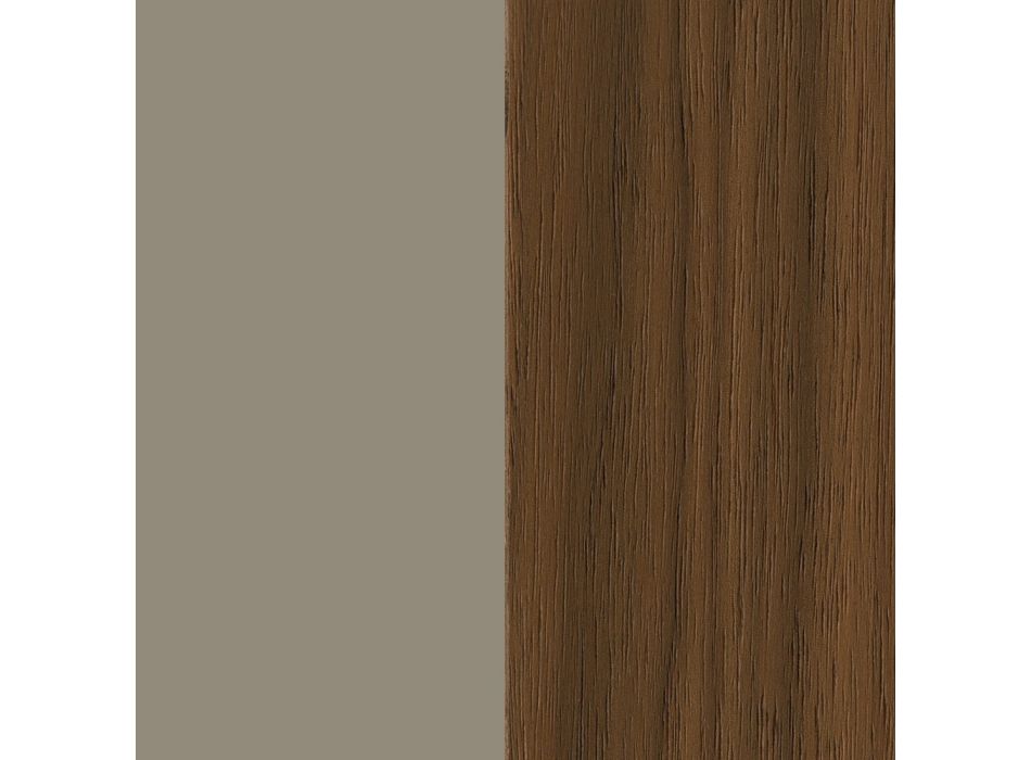 Skänk i lackat trä 2 luckor 3 lådor krökt italiensk design - Celio Viadurini