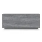 Skänk i lackat trä med 2 eller 3 keramiska dörrar tillverkad i Italien - Fiorenza Viadurini