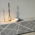 Skänk i matt lerlackad Mdf med sockelbas Tillverkad i Italien - Arise Viadurini