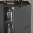 Madia i melamin och Mdf med laminatinsatser Made in Italy - Gordita Viadurini