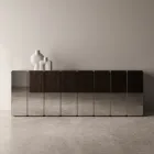 Modernt speglad träskänk med elegant design tillverkad i Italien - Ester Viadurini