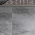 Modern skänk med tre dörrar i brons eller grå melamin tillverkad i Italien - Clemente Viadurini