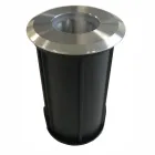 Marker 2W Led utomhus rund strålkastare i 316 rostfritt stål, 4 delar - Solina Viadurini